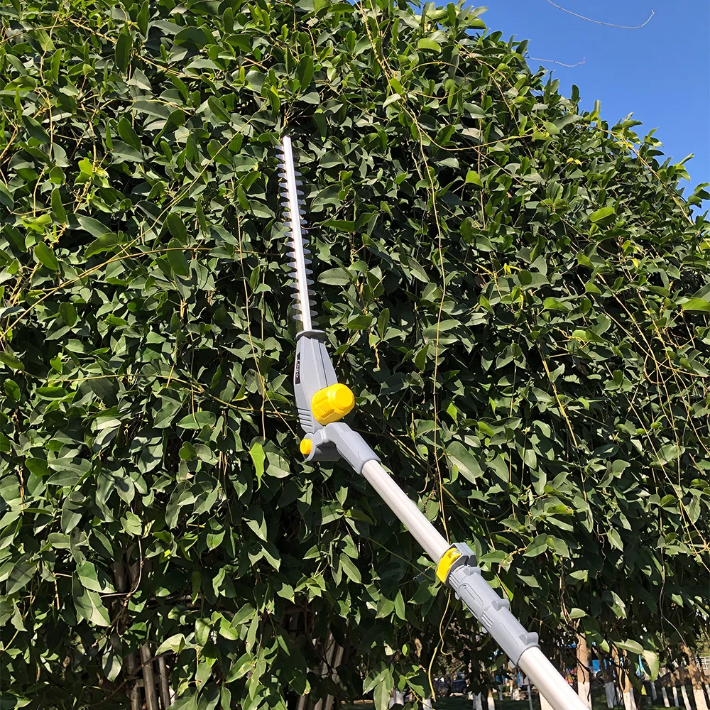 20V rechargeable high-altitude hedge trimmer electric high-branch shears garden branch shears telescopic extended fence shears