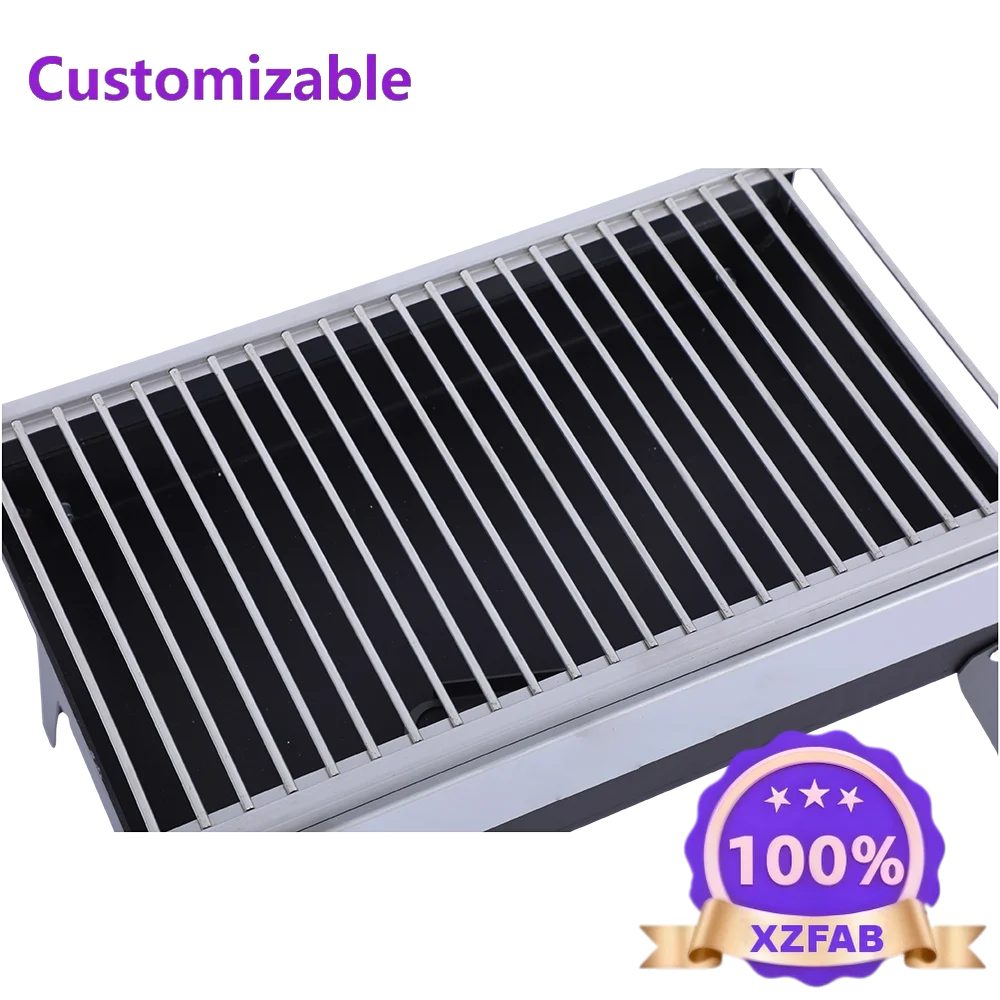 Factory Direct 2026 Folding Outdoor Barbecue Charcoal Grill Portable BBQ Grill Lightweight Grill for Camping Picnics Garden