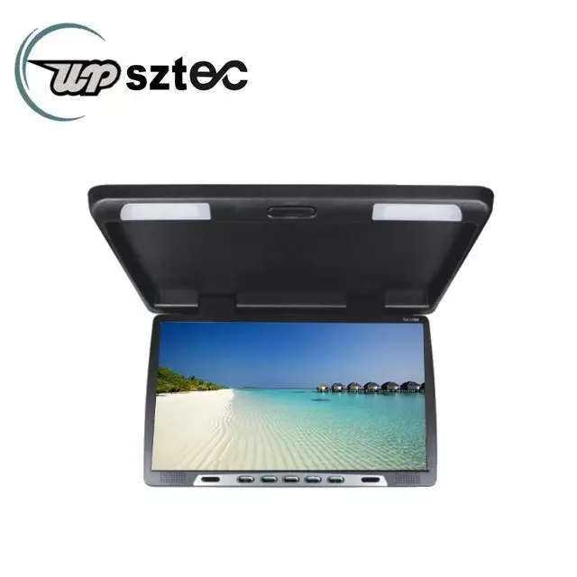 

22 Inch Car Multimedia Video LCD Ceiling Screen Universal Headrest Display with OBD2 and Mirror Link Functions 1 Year Warranty