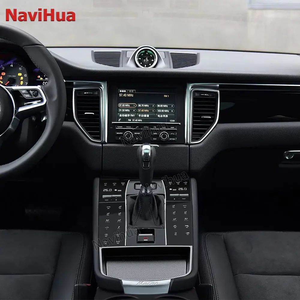 Car Modification for Porsche Macan Interior Saddle Control Panel 14-2021 Conversion to 2023 95B.3 Version Conversion Kit