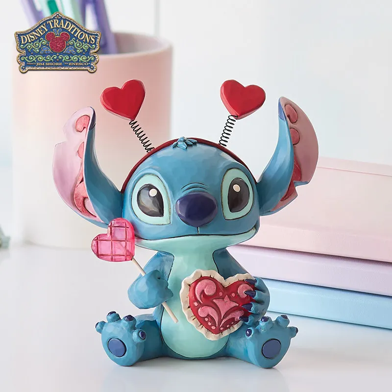 

Коллекционная фигурка Джима Шора от Disney Traditions, тематическая фигурка в форме сердца, на День святого Валентина, для украшения дома и рабочего стола, подарок для мужчин и женщин