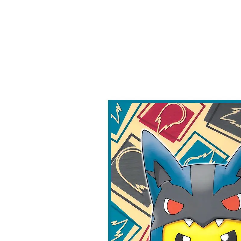 60 stks/set Lucario Pikachu DIY Flash Card Sleeve PTCG Anime Game Collection Card Beschermhoes Gift Speelgoed 66*91mm