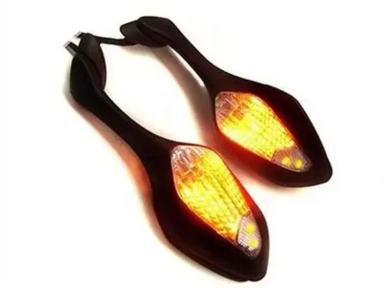 

LED Turn Signal Side Rearview Mirrors for 2008-2011 Honda CBR1000RR CBR 1000 RR