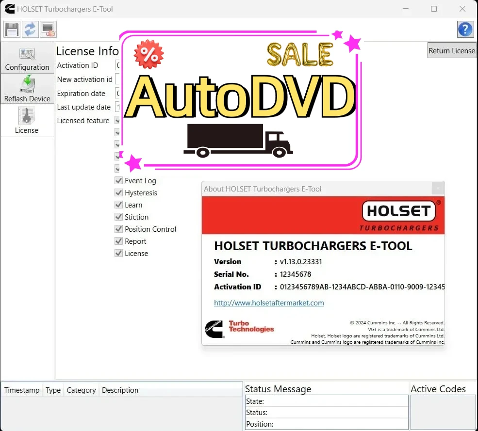 AutoDVD Holset TurboChargers E-Tool v2.0+Keygen
