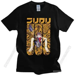 男性用半袖Tシャツ,トレンディ,カジュアル,日本の漫画のキャラクター,ルーズ,純粋な純綿,トップ