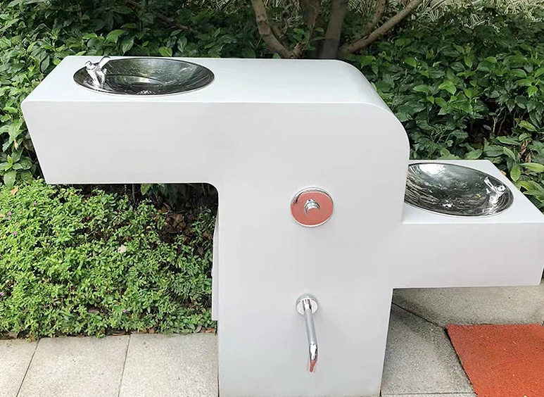 Public Direct Drinking Water Dispenser Square Park Outdoor Scenic Spot Hand Washing Drinking Table Filter Water Purification