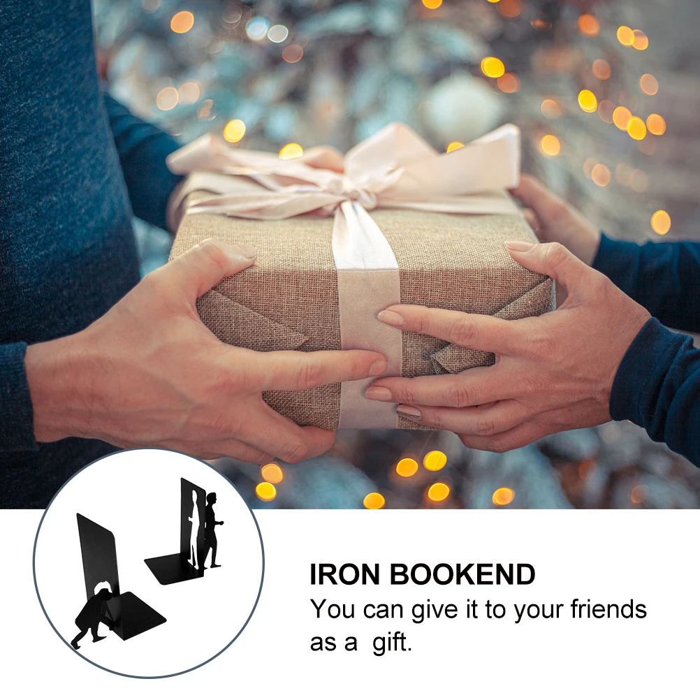 مجموعة واحدة من سدادة الكتب المكتبية الفاخرة شديدة التحمل لسطح المكتب للأرفف والكتب والمجلات وعرض مرتب وحامل كتب منزلي