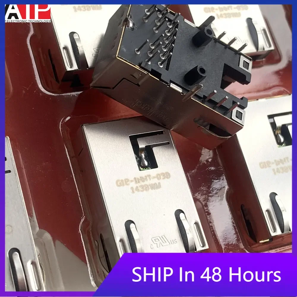 1PCS G12-1HHT-038 into RJ45 with dual light shielded filter connector Original spot inventory