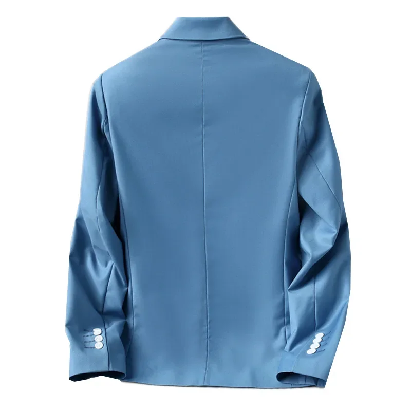 2026 New Mens Yellow Fashionable Blazers Business Jacket with Green Color, Slim Fit Design for Casual Wear Asian Size M-4XL