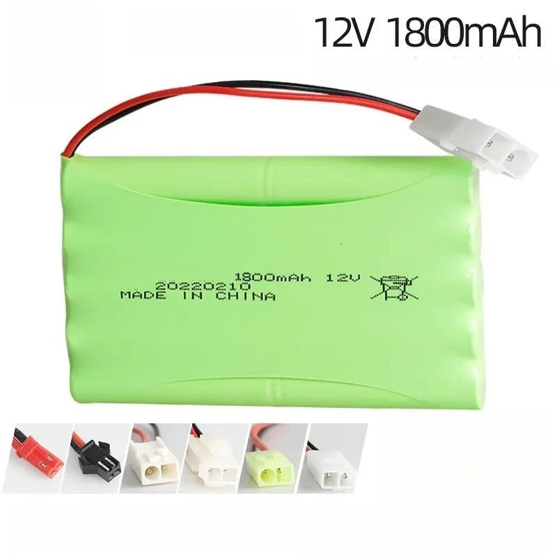 for Nickel-cadmium 12V 1800mAh Battery Pack AA5 Rechargeable Battery for Remote Control Car Toy 300 Times Charge Discharge