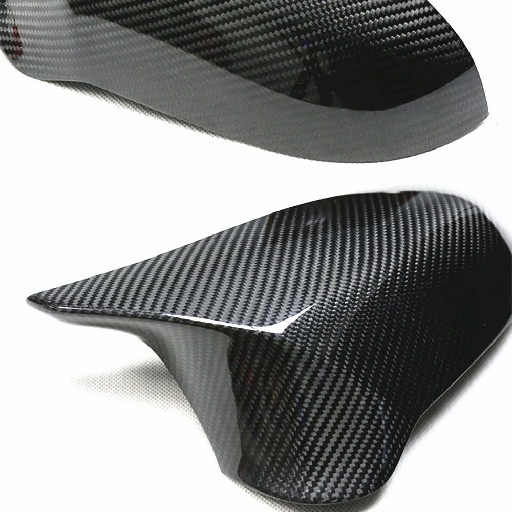 Mirror Cover For BMW F87 M2 Competition 2019-2021 Real Carbon Fiber Side Car Exterior Rear View Cap Case Rearview Shell Add On