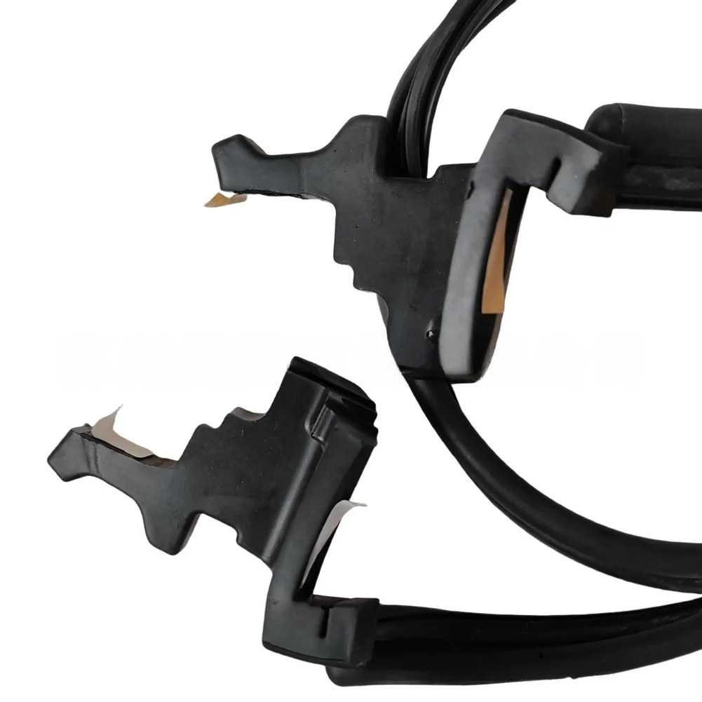 BLACK Hood Weatherstrip Weather Strip For Hyundai Tucson Hood Composite Material Noise And Vibration Reduction