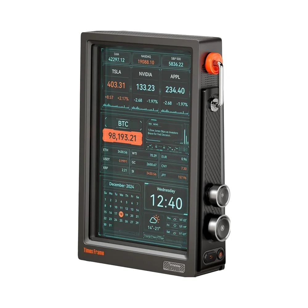 【2026】إطار Divoom Times WiFi 10.1 بوصة إطار صورة رقمي 64 جيجابايت شاشة شفافة تطبيق مجاني لمشاركة الصور والفيديو على مدار الساعة Fa