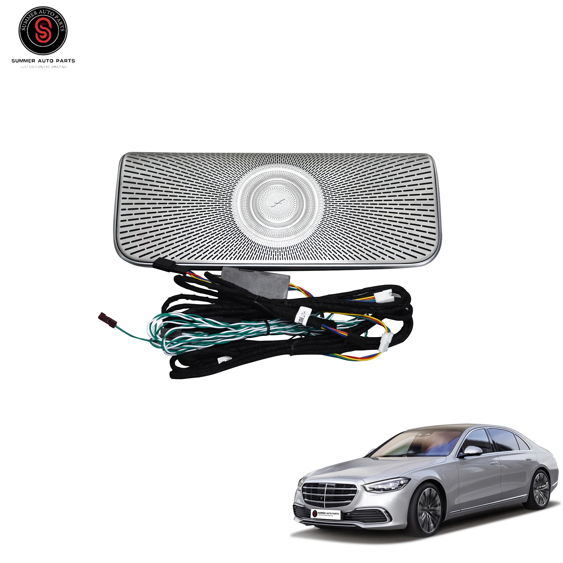 High Quality Surround Sound SpreaderACCESSORIES Car Body Smart Speaker Active LED ROOF SPEAKER COVER  for Mercedes S CLASS W223