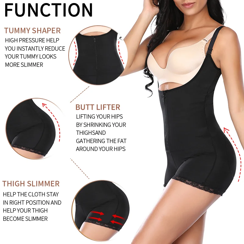 Miss Moly Body Shaper Women Nude Slimming New Bodysuit Fashion Adjustable Strap Corsets Butt Lifter Tummy Control Underwear view 4
