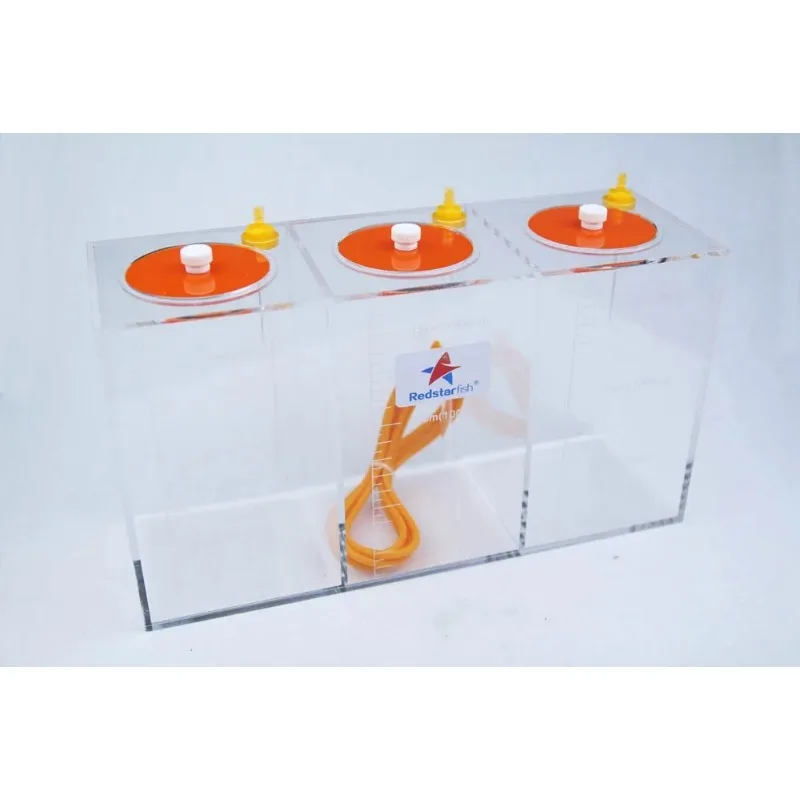 Red Starfish Dosing Pump Scale Liquid Storage Bucket With Scale 1.5L/2.5L/4.5L Liters High Quality Acrylic made Reef