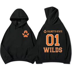 Games Palmetto State Foxes Hoodies Women Funny Aesthetic Fleece Sweatshirts Female Korean Style Hooded Pullovers  Ropa Hombre
