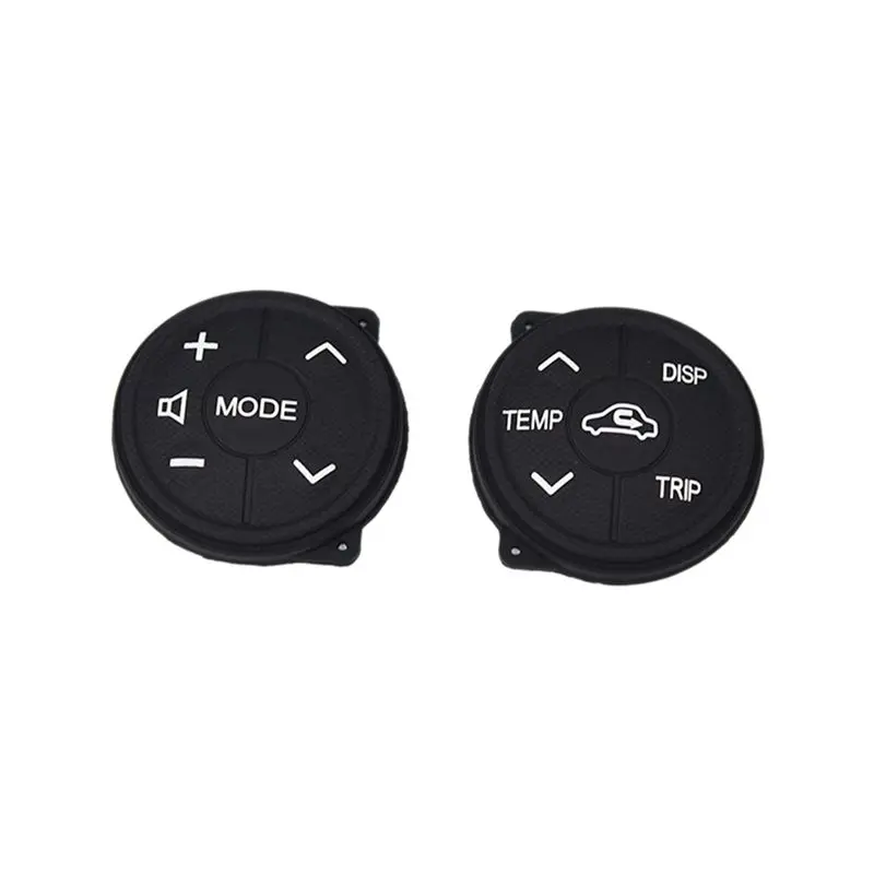 Steady 4X For Toyota Prius 30 XW30 09-15 Prius C Aqua Button Multifunction Steering Wheel Switch Control Button Panel Rubber