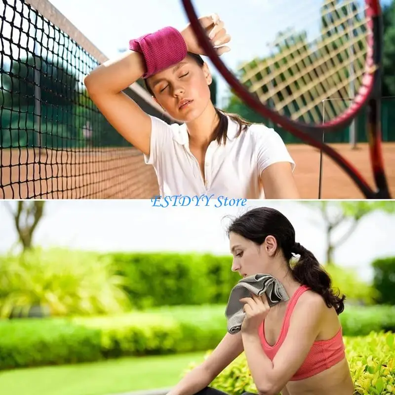 G6DE منشفة تبريد متعددة الوظائف في الهواء الطلق منشفة رياضية منشفة الجليد مع السيليكون ل كاليفورنيا