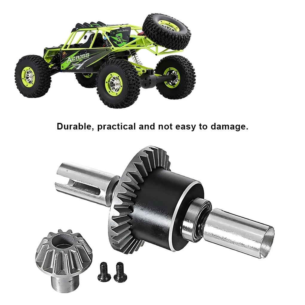 Metal Frente Diferencial Montagem Drive Gear, Wltoys 12428 Parte, WLtoys 1/12 RC Buggy S