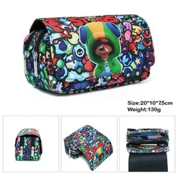 Video Game Cosplay Pencil Case Large Capacity Stationery Box Students School Pen Pouch Bags Kids Gifts Toys Bags