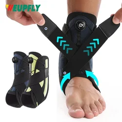 1PCS Ankle Brace for Men & Women, Adjustable Knob Maximum Metal Ankle Support Brace for Sprained Ankle,Tendonitis, Achilles