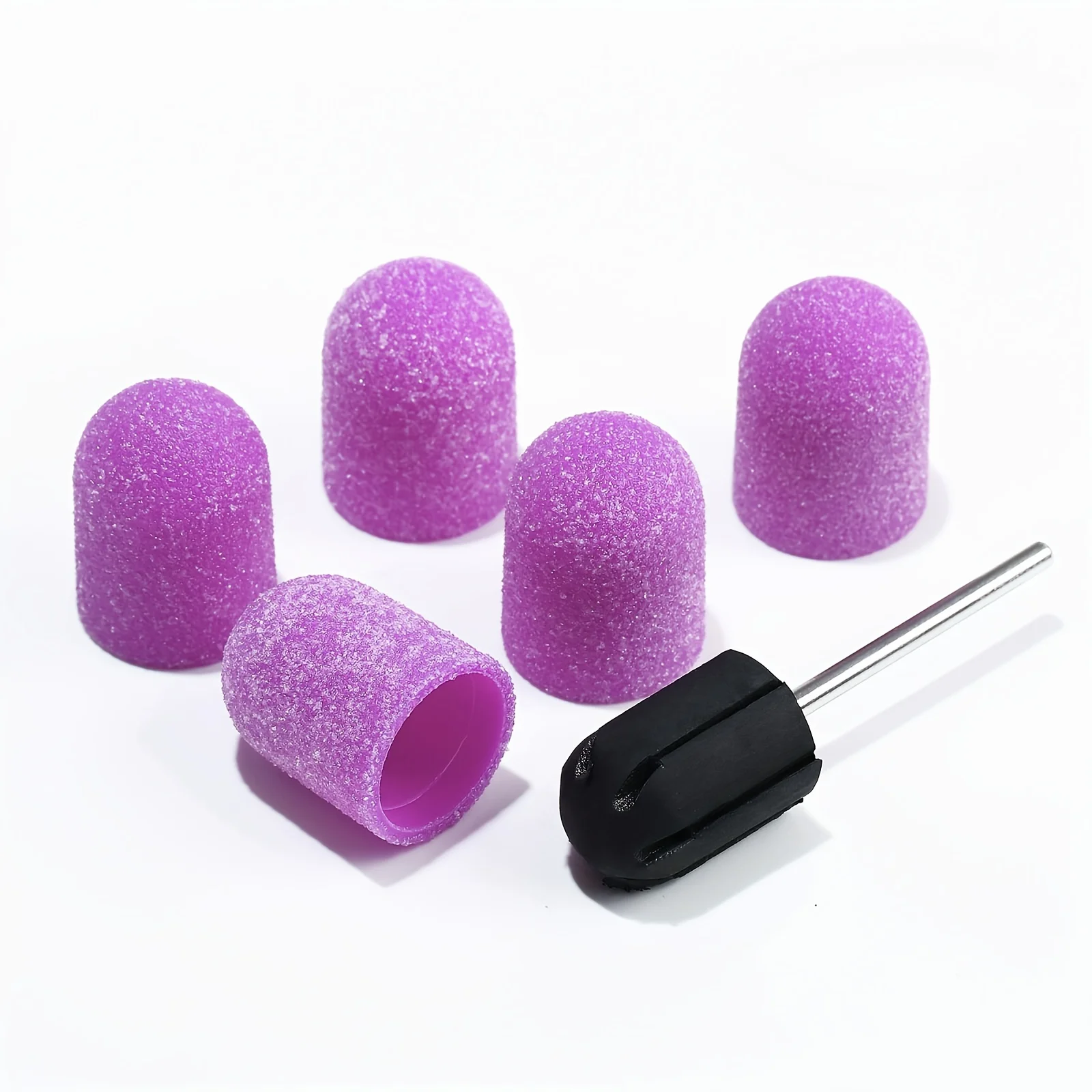 Nail Art polishing Sand Ring Bands Set, Electric polishing Machine Nail polishing Head Nail Removal Sand Bands Nail polishing