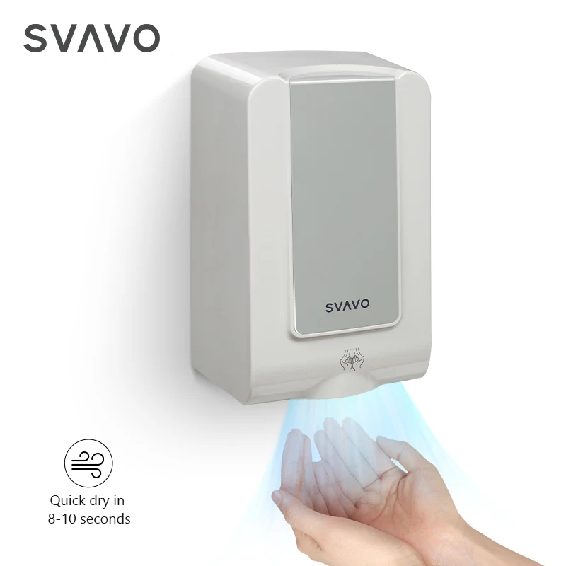 Wholesale Compact Model High Speed ABS Automatic Jet Hand Dryer Cheap Commercial Wall Mounted Hand Dryer