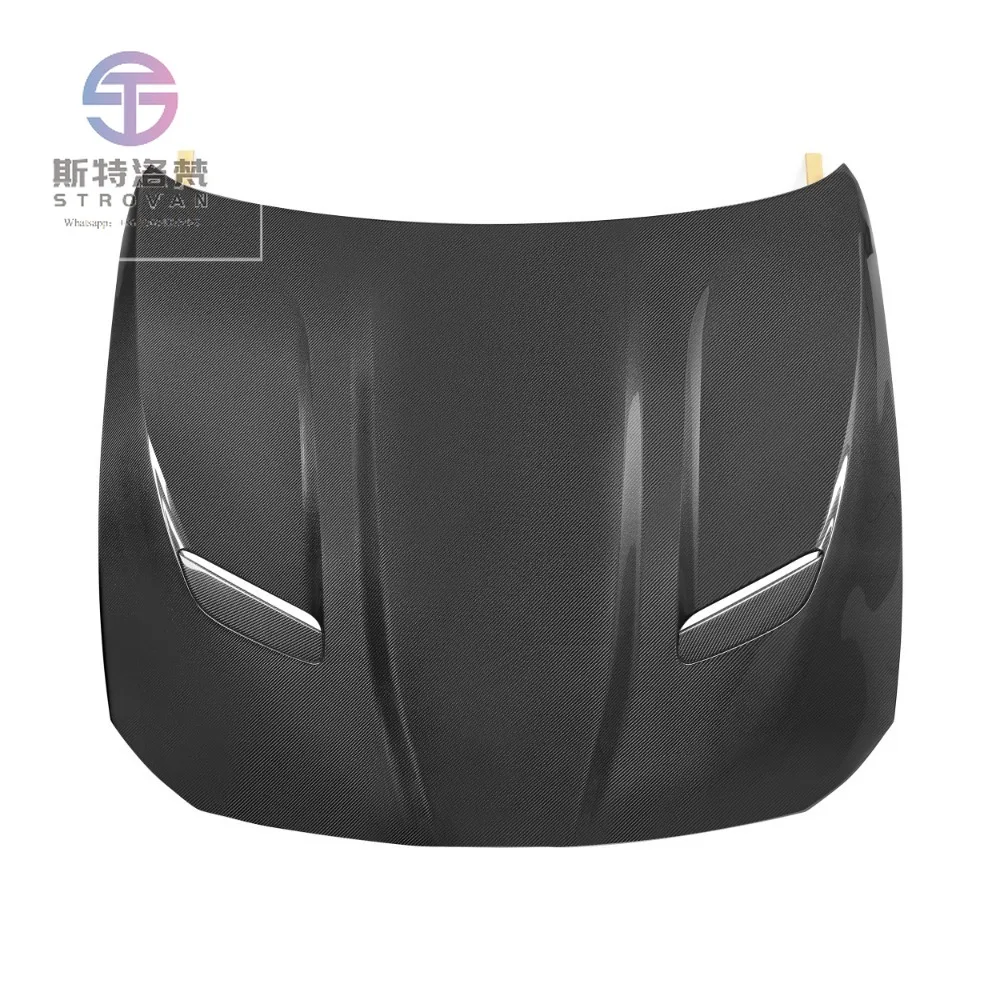 

F10 2011-2017 CS Style Dry Carbon Fiber Front Engine Hood Upgrade Car Engine Body Cover Accessories Bonnet for