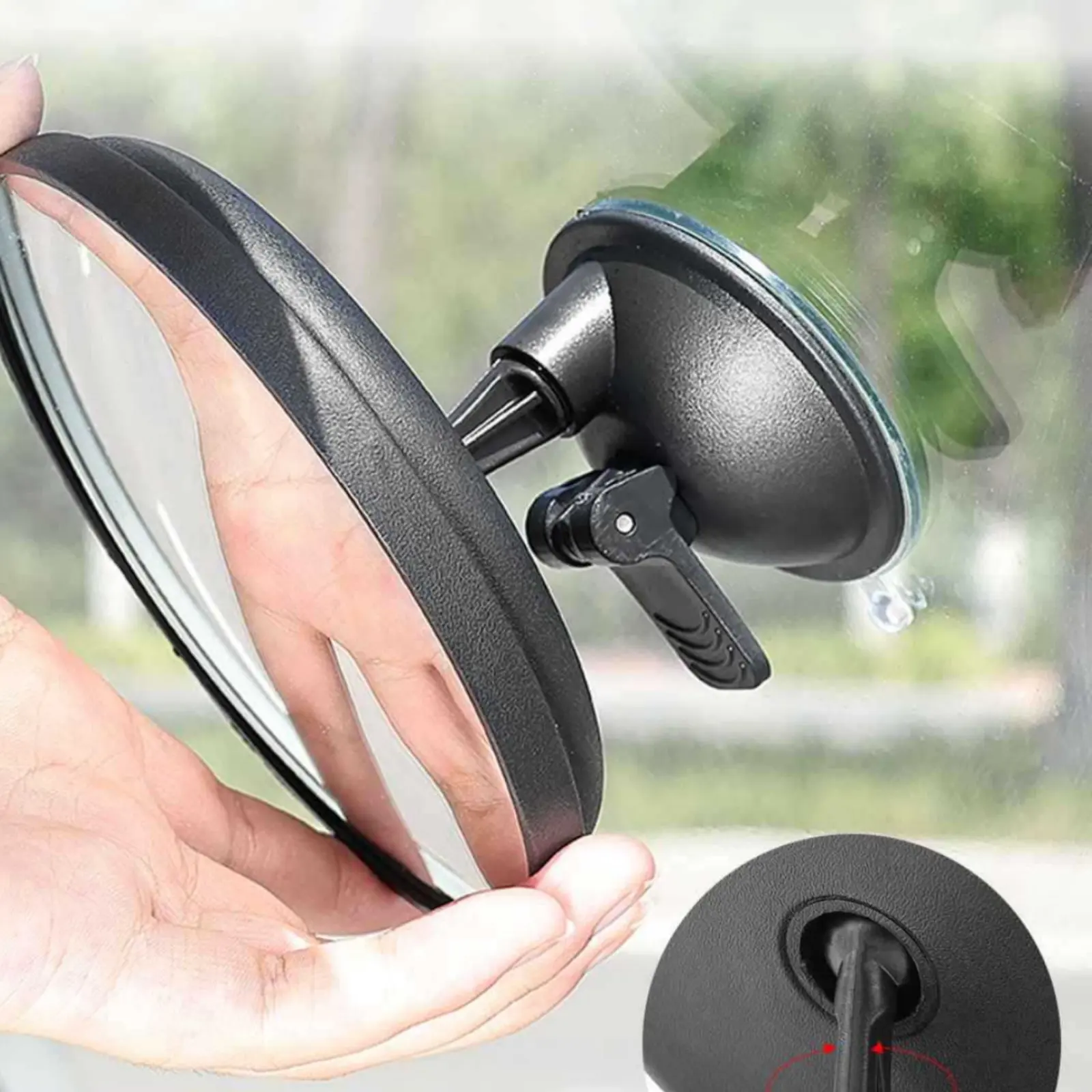 Miroir convexe grand angle ultra-clair, accessoire automobile pour les instructeurs de conduite