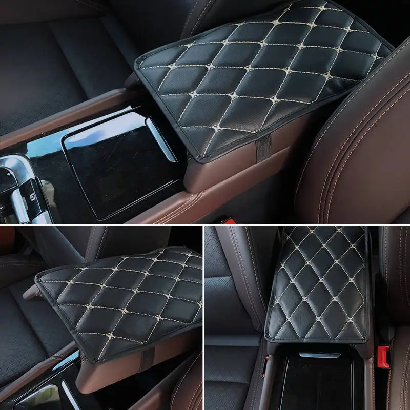 

Auto Parts Armrest Box Car Anti-wear Box Cover Car Protection Pad Car Interior Modification Supplies Microfiber Leather