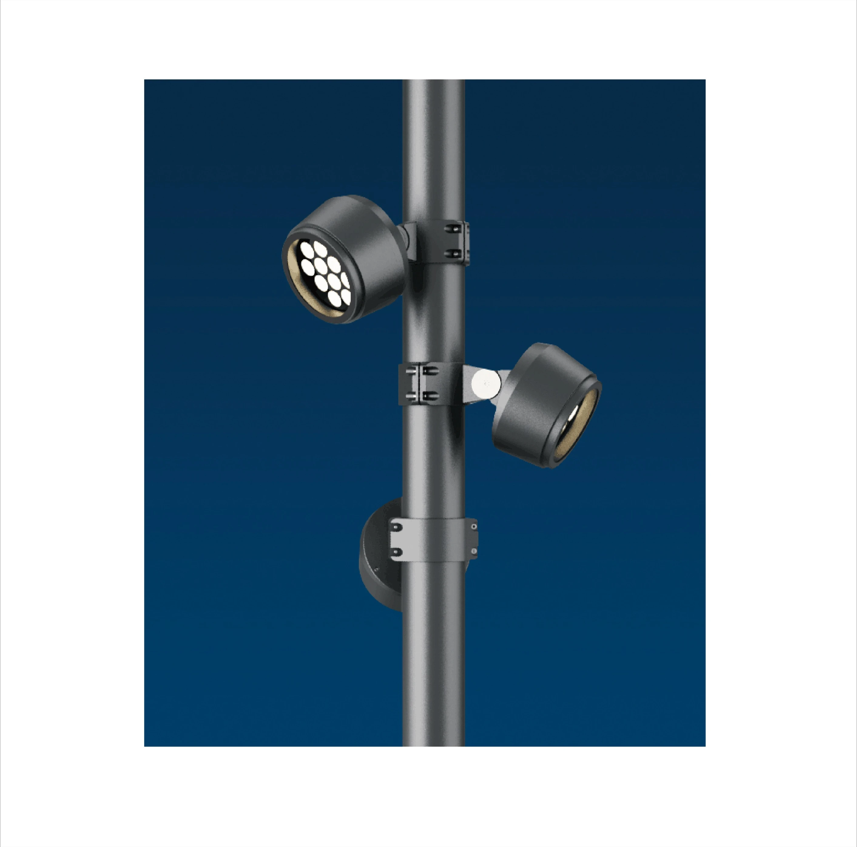 High quality outdoor waterproof IP66 aluminum LED floodlight, white spotlight, garden landscape lighting fast delivery