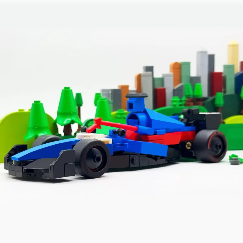 186 PCS Supercar RB VCARB 01 F1 Race Car MOC Customize Modular Building Block Simple Educational Kids DIY Birthday Toy Gift