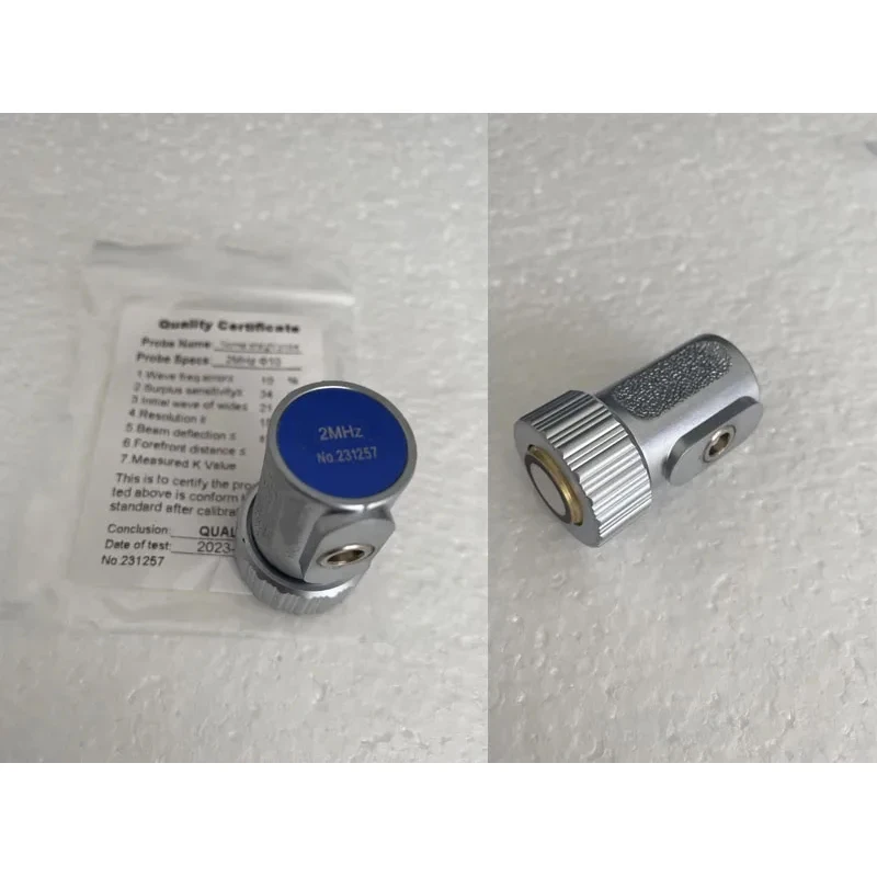 

Straight Beam Probe Transducer Ultrasonic Flaw Detection Probe 24mm/25mm 1MHz/2MHz/4MHz Frequency for Non-destructive Testing