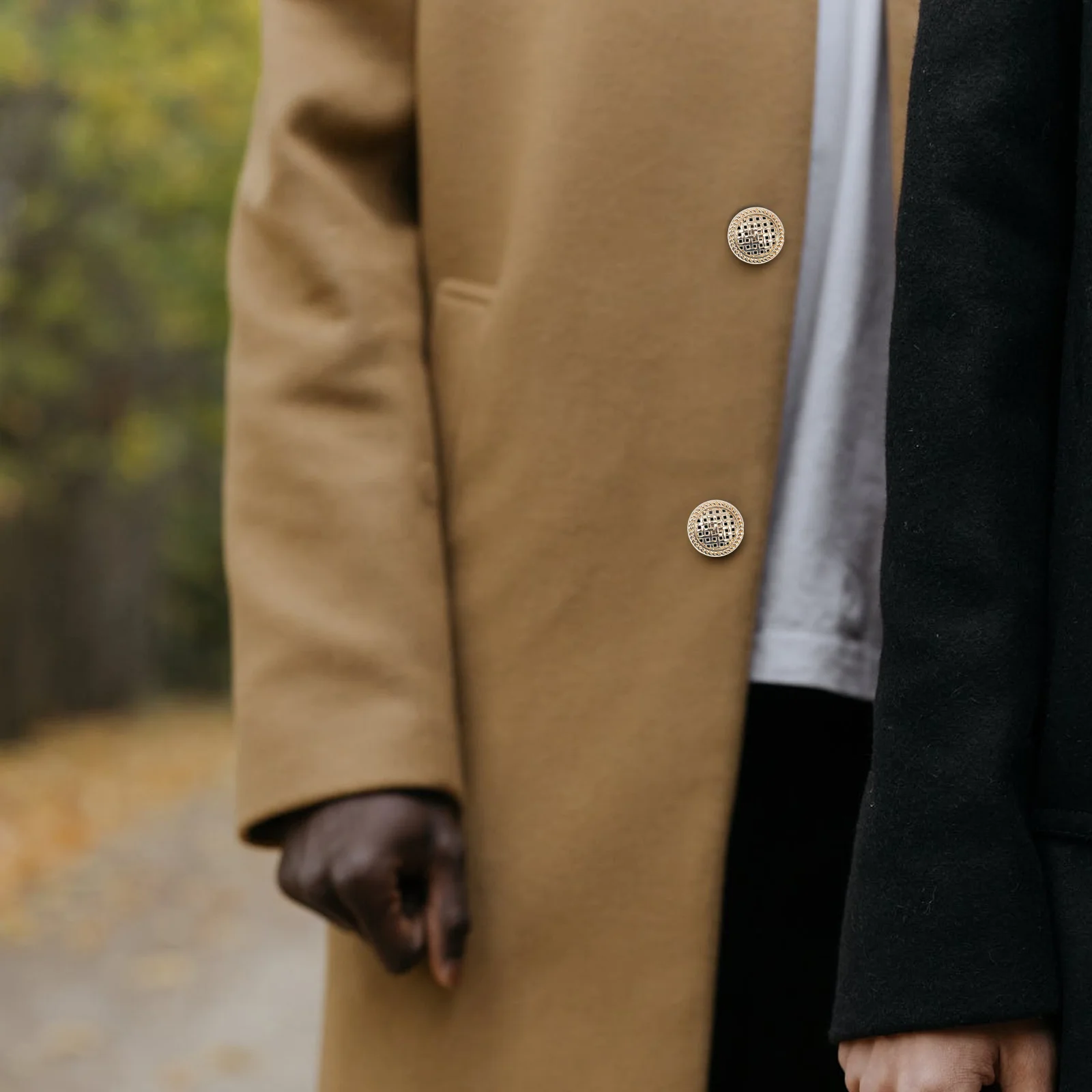 

20Pcs Round Hollow Sewing Buttons Vintage Style Buttons for Clothing DIY Craft Replacement Button Decorative Fasteners