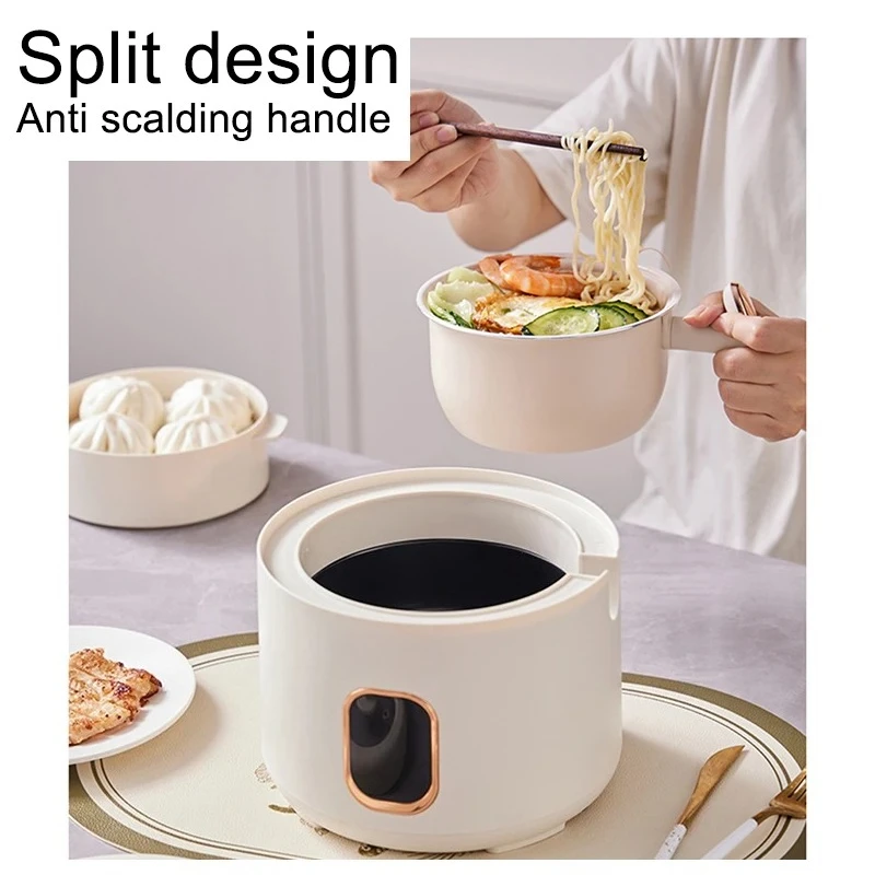 

Cooking Pot Multi Functional Household Student Dormitory Noodle Cooking Pot Small Power Non Stick PotElectric Hot Pot