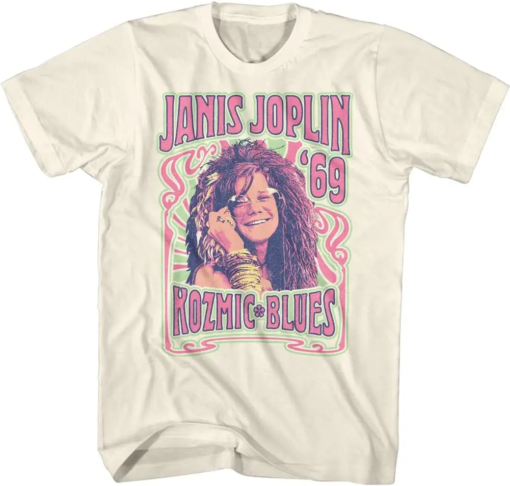 

Janis Joplin Musician Kozmic Blues '69 Adult Short Sleeve T Shirt Graphic Tees