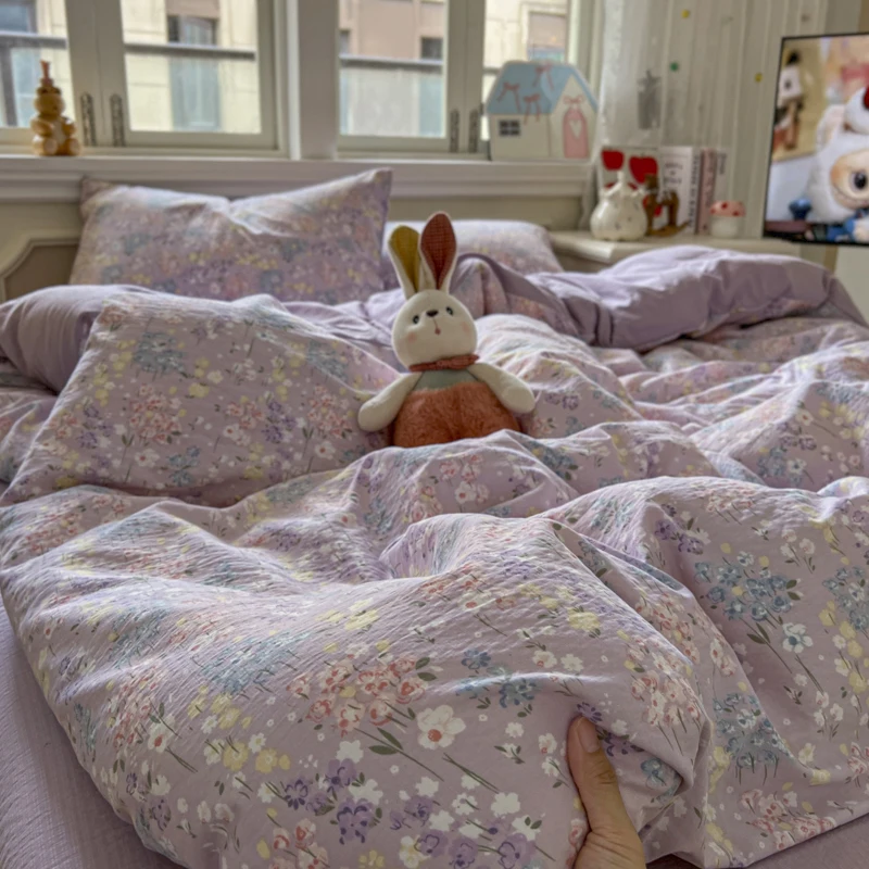 Purple Flower Duvet…