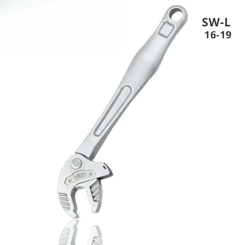 مفتاح ربط مخلب السلطعون قابل للتعديل شديد التحمل للسيارات والخطوط الأنابيب - فتحة فك كبيرة جدًا #5