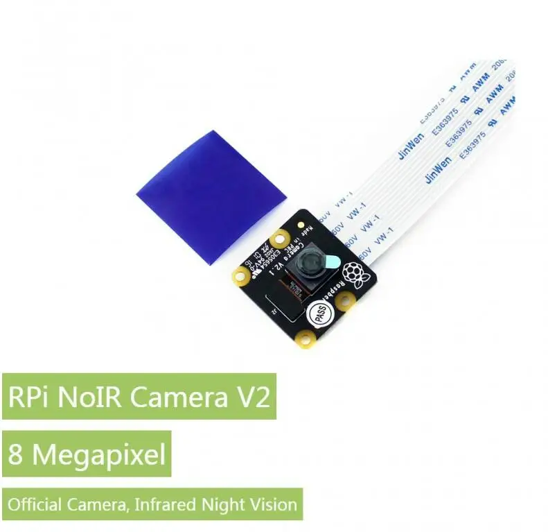 Raspberry Pi Foundation RPi NoIR Camera V2, supporta la visione notturna