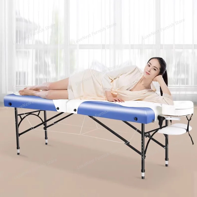 

Складной портативный массажный стол: легкий, простой, в деревенском стиле, многофункциональный, элегантный, современный, эстетичный, мебель для массажа.