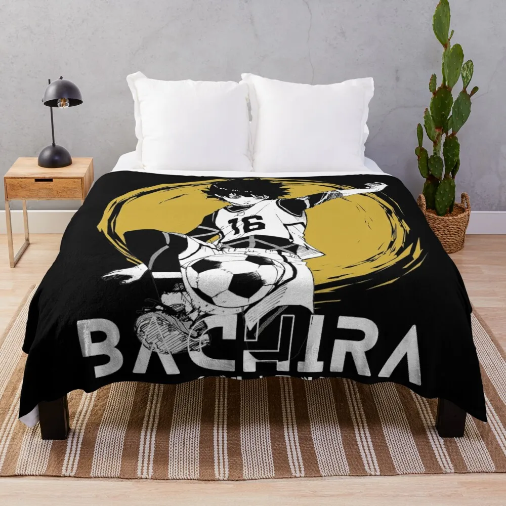 Bachira meguru Throw Blanket for sofa Retros manga Blankets