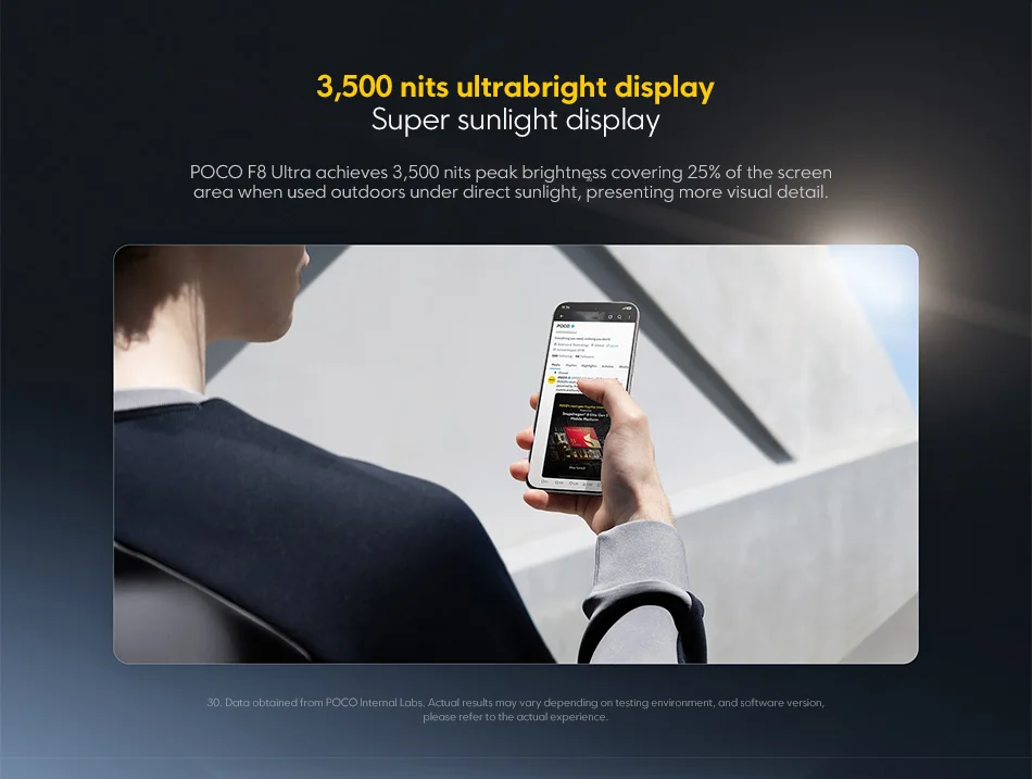 POCO F8 Ultra Global Version Snapdragon 8 Elite Gen 5 NFC 50MP camera 6.9" 120Hz display 6500mAh battery Smartphone