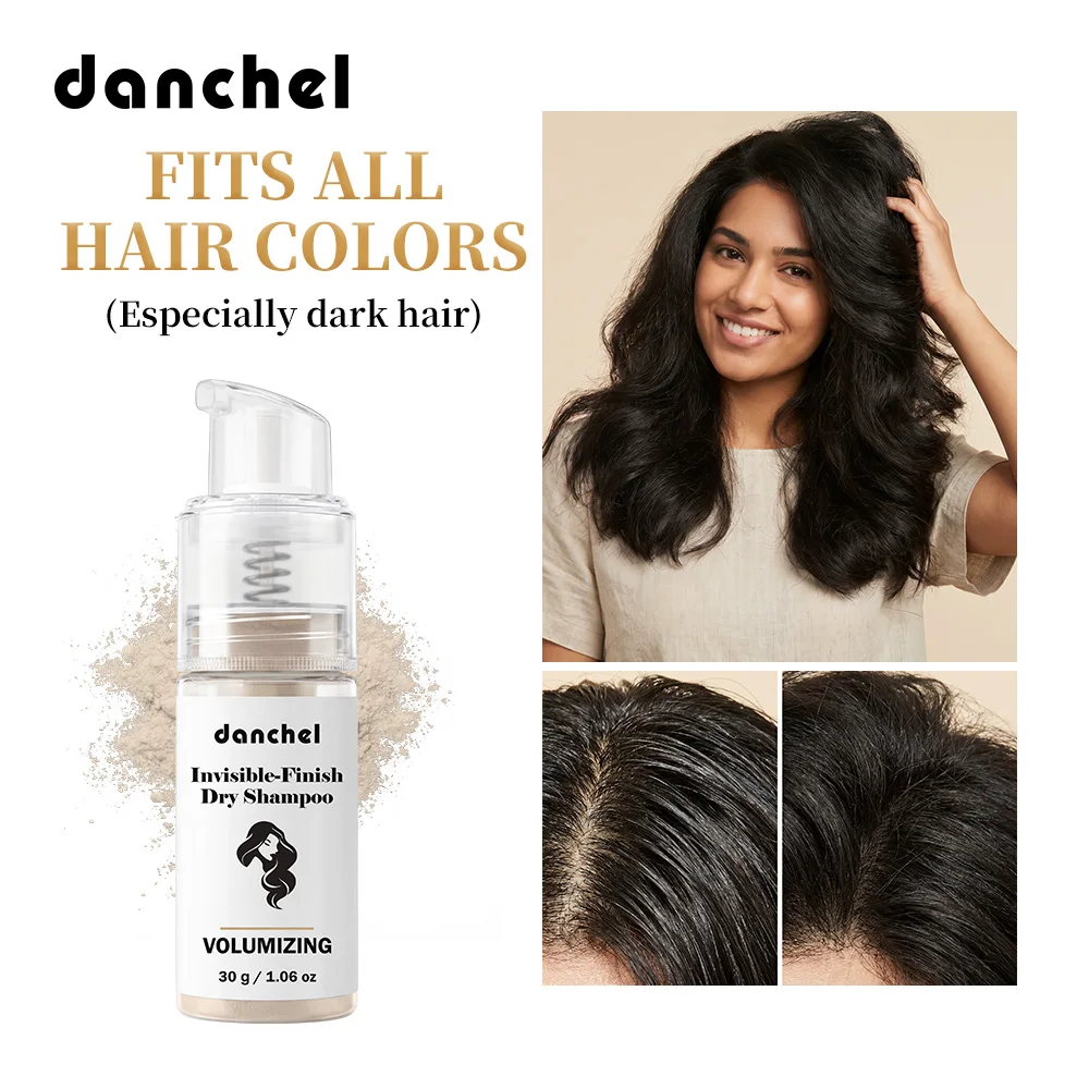 Dry Shampoo Powder Instant Oil Absorbing Refreshing Air-Feeling Grease Hair Styling Powder Travel Portable for Women Men