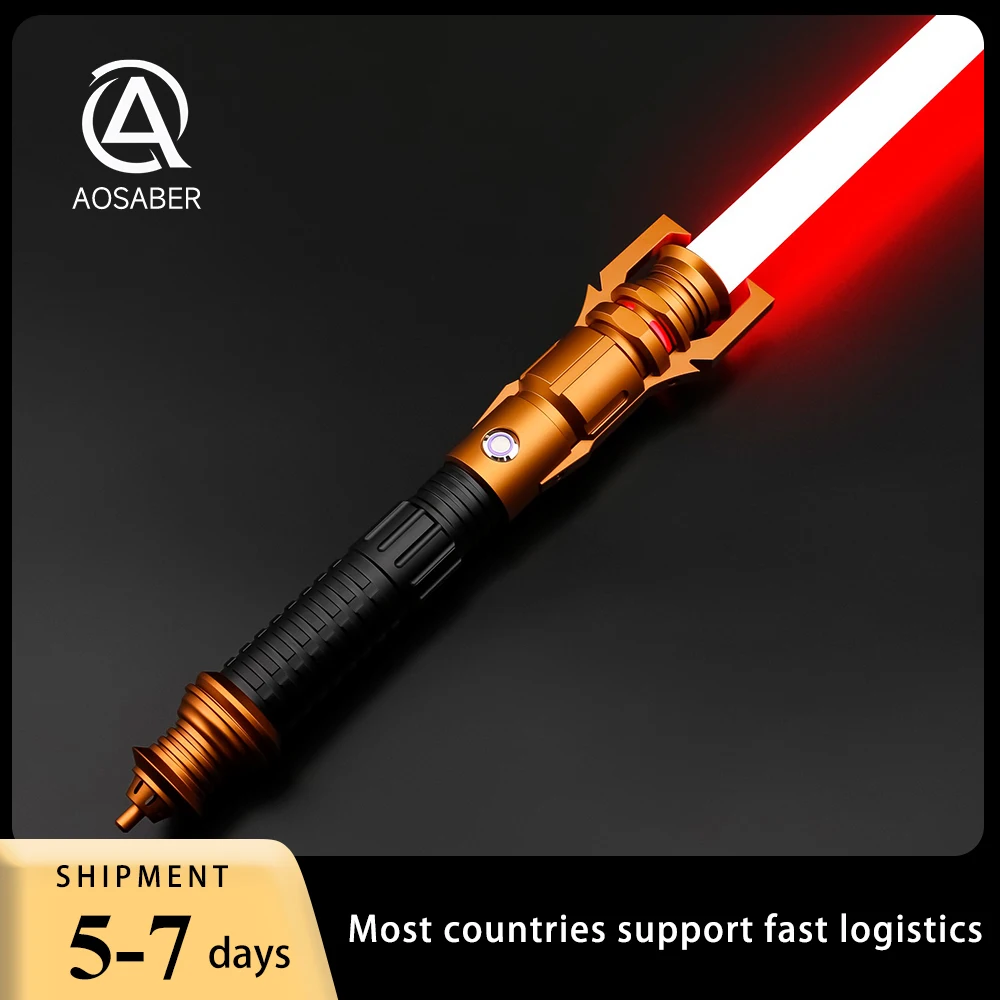 

AOSABER Taron Lightsaber Blaster Laser Swords Neopixel 12Colors Changing Light Saber Cosplay Toys Gift