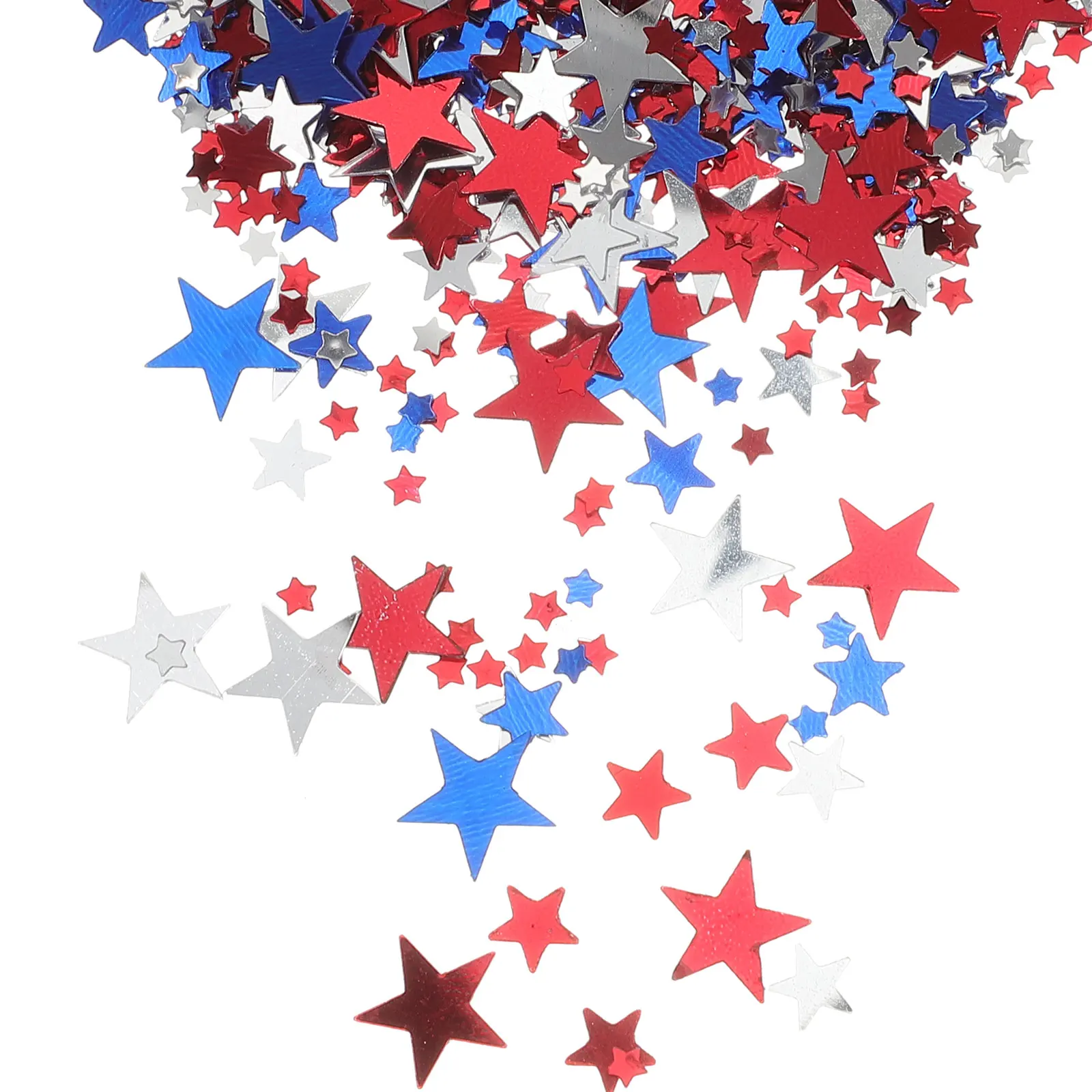 

Plastic Independence Day Confetti 4th Of July Decorations Star Scatter Tabletop Favors Safe Wedding Bridal Shower