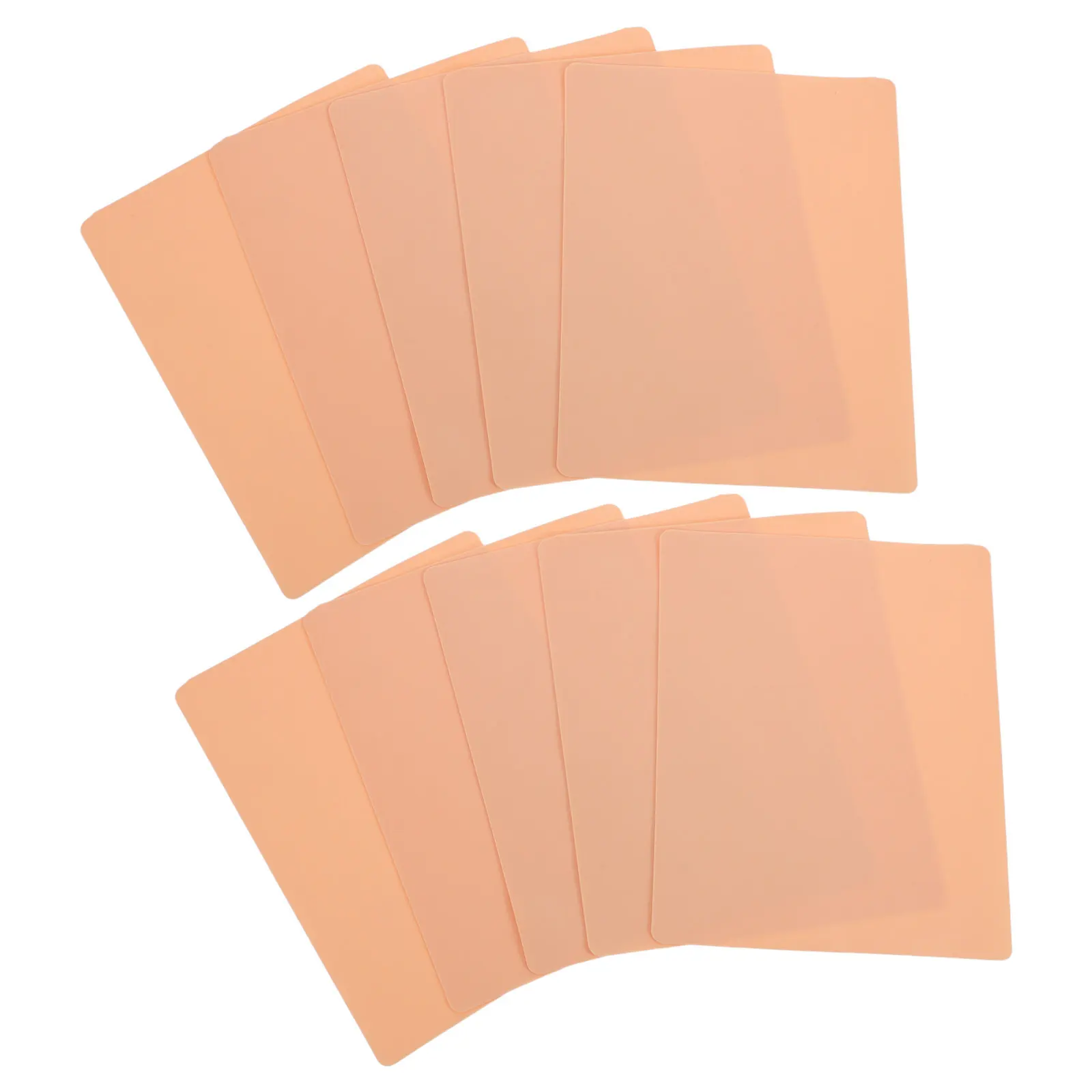 

30 шт. многоразовых силиконовых накладок для татуировок 5,7'' x 7,1'' с реалистичной текстурой, двусторонние, для отработки теней и линий