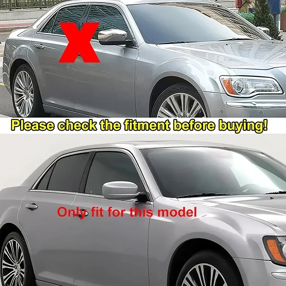 2pCS For Chrysler 300 300C Door Mirror Cover Left&Right Car Rearview Mirror Cover Glossy Black/Carbon Look For Dodge Charger SRT