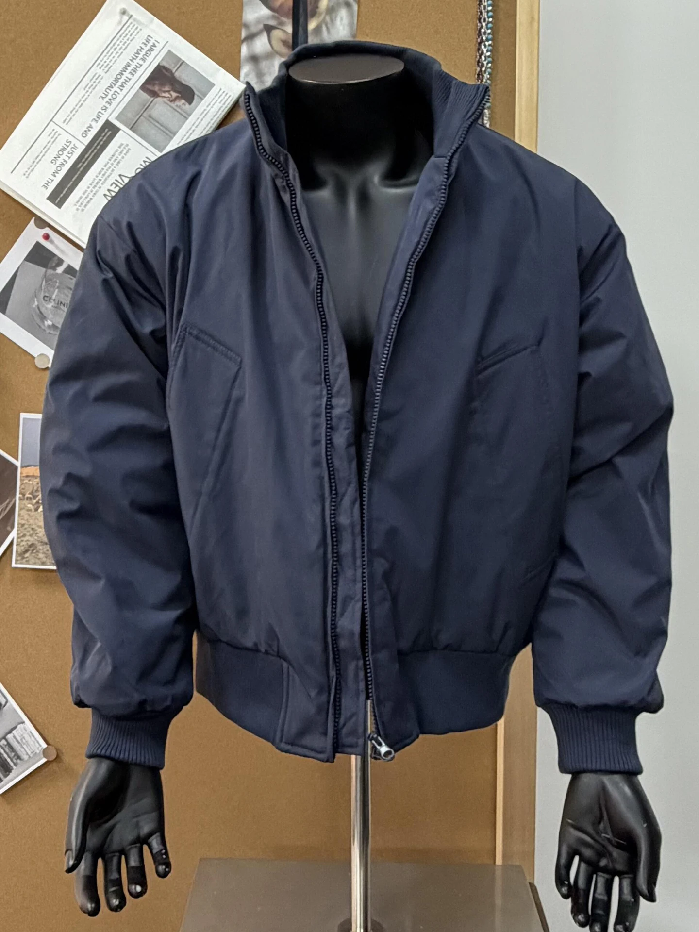 

Omerong Men's Baseball Jaet Thiened Autumn Winter Cotton Warm Stand Collar ort Bomber Coat American Sle Youth Faion