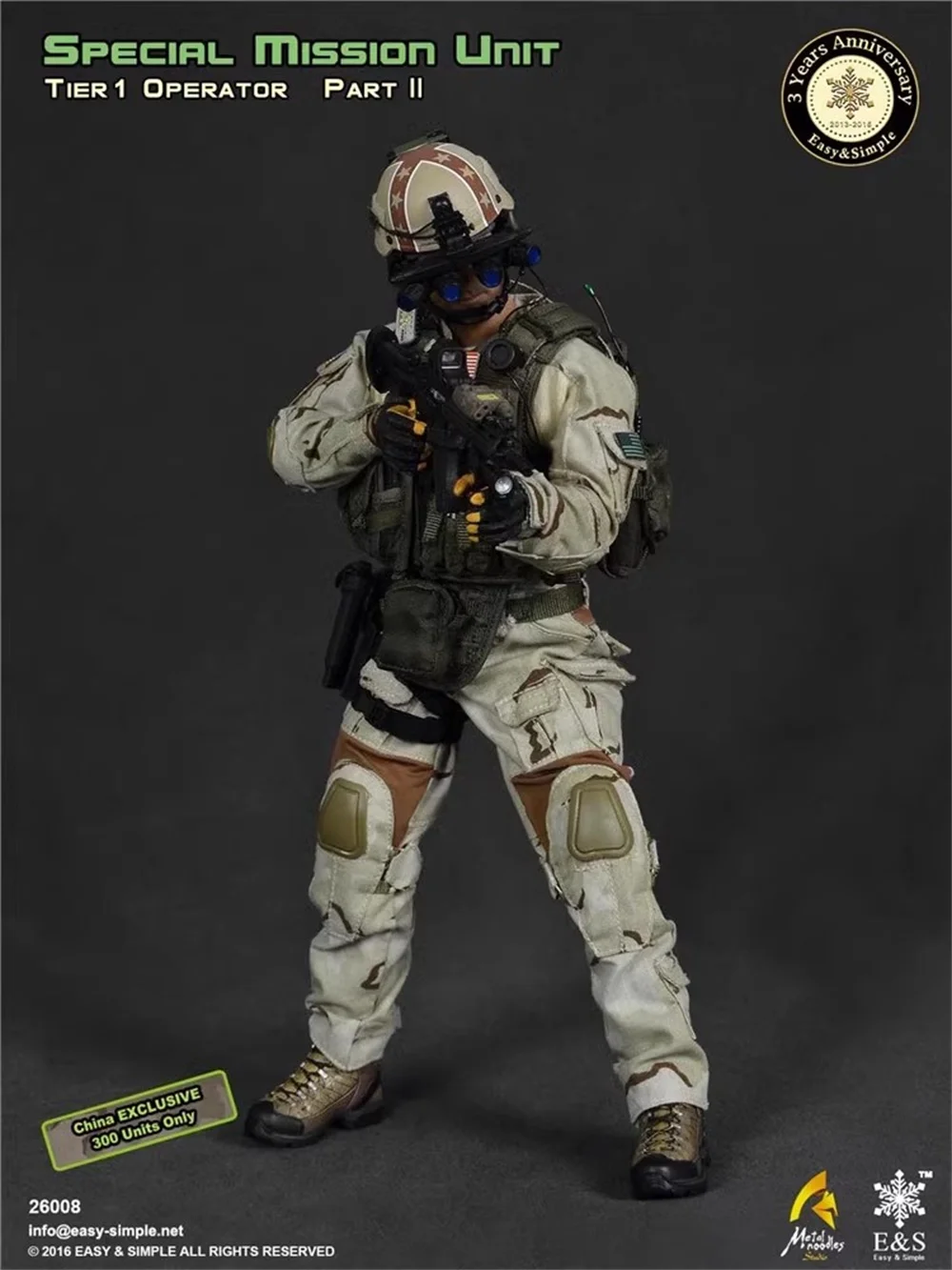 1/6 Easy&Simple Easy&Simple ES 26008 SMU 3th Anniversary Private Operation Soldier Version B Full Set Moveable Action Figure